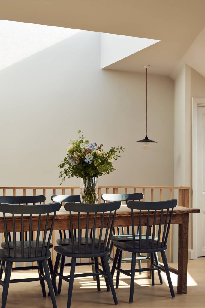 dining table 683x1024 Loft Conversion and Roof Extension by Mitchell + Corti Architects