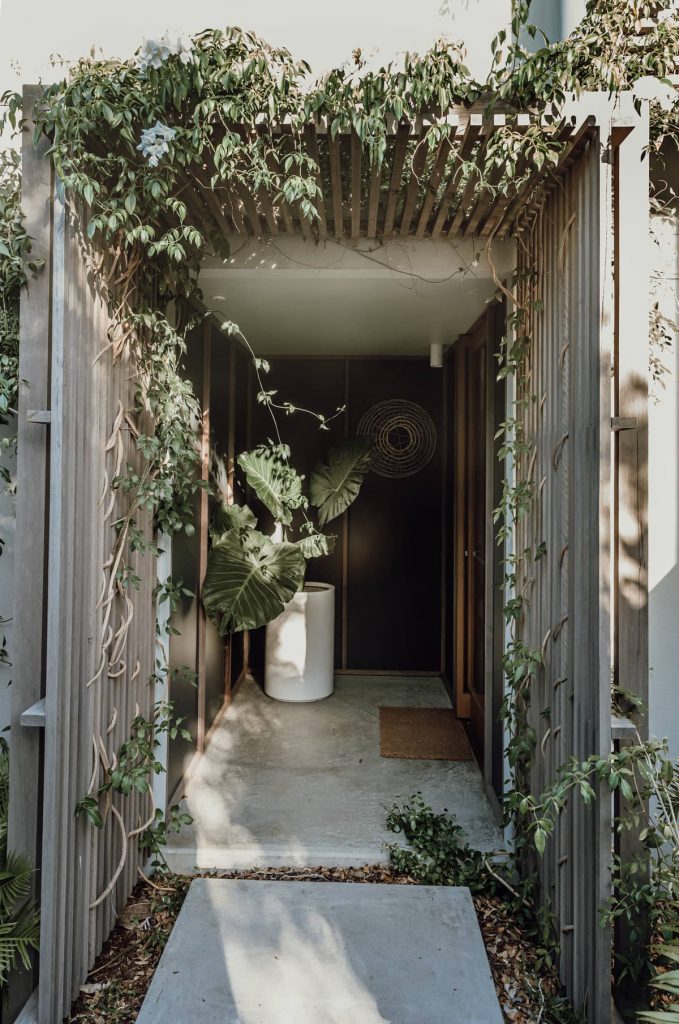 entry through garden 679x1024 Sunshine Beach House by Teeland Architects