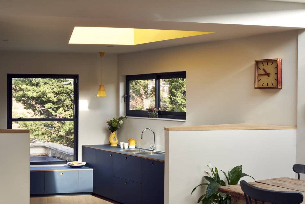 kitchen and dining areas 1024x684 Loft Conversion and Roof Extension by Mitchell + Corti Architects