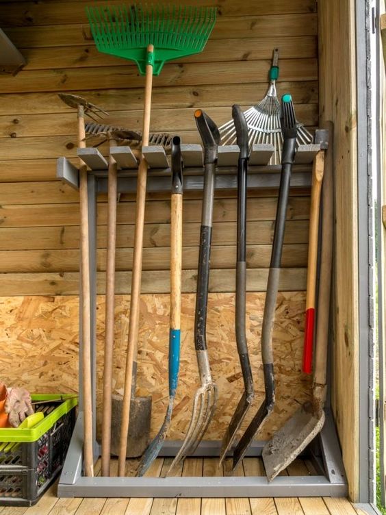 Shed Storage Ideas 7 Tips On How To, Ideas For Hanging Garden Tools In Shed