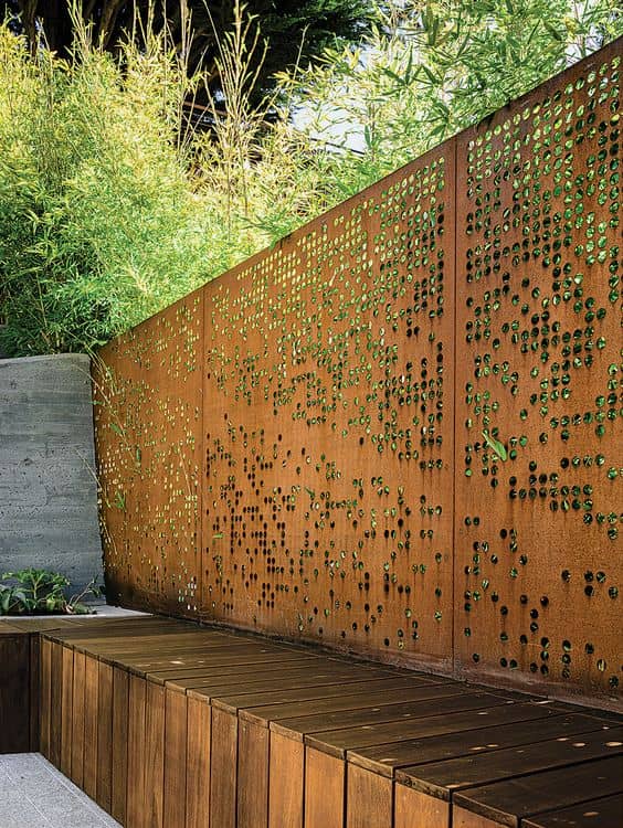 corten steel wall cladding Small Budget? No Problem! These Patio Ideas Will Help You Out