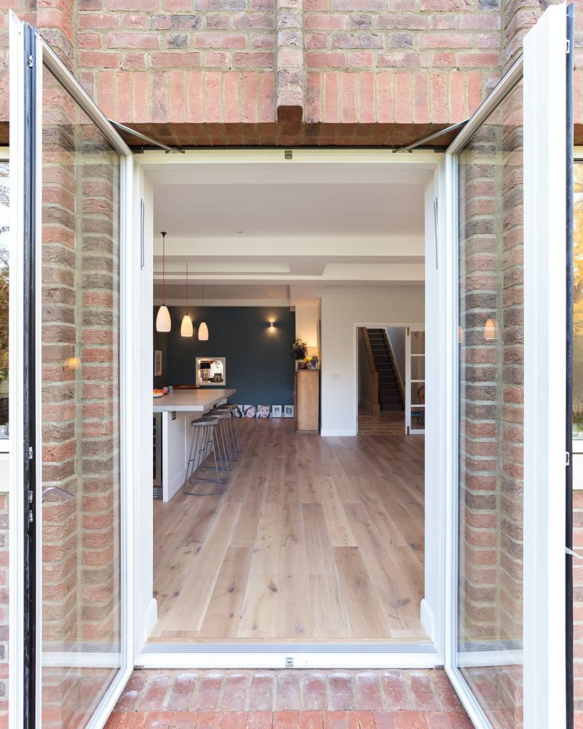 opened doors 819x1024 A Renovation of a Detached House in a Cambridge Conservation Area