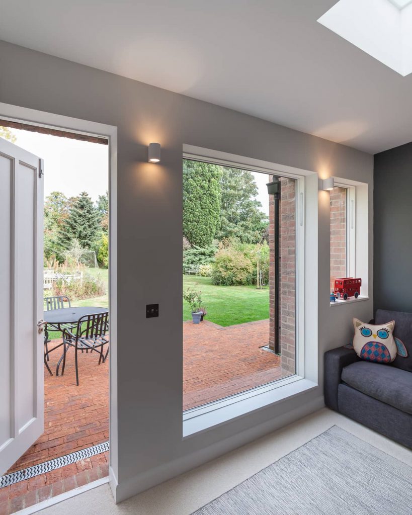 view to the deck 819x1024 A Renovation of a Detached House in a Cambridge Conservation Area