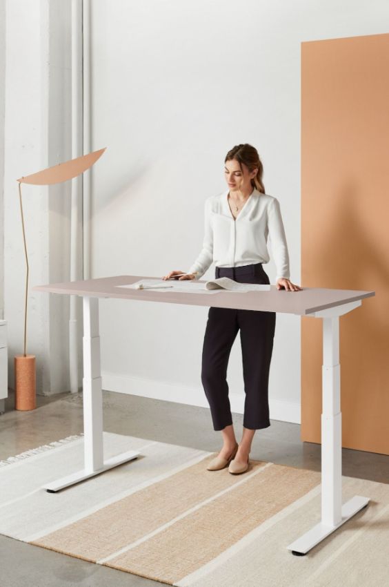 stylish height adjustable desk 1 6 Reasons Why You Should Switch to an Adjustable Height Desk