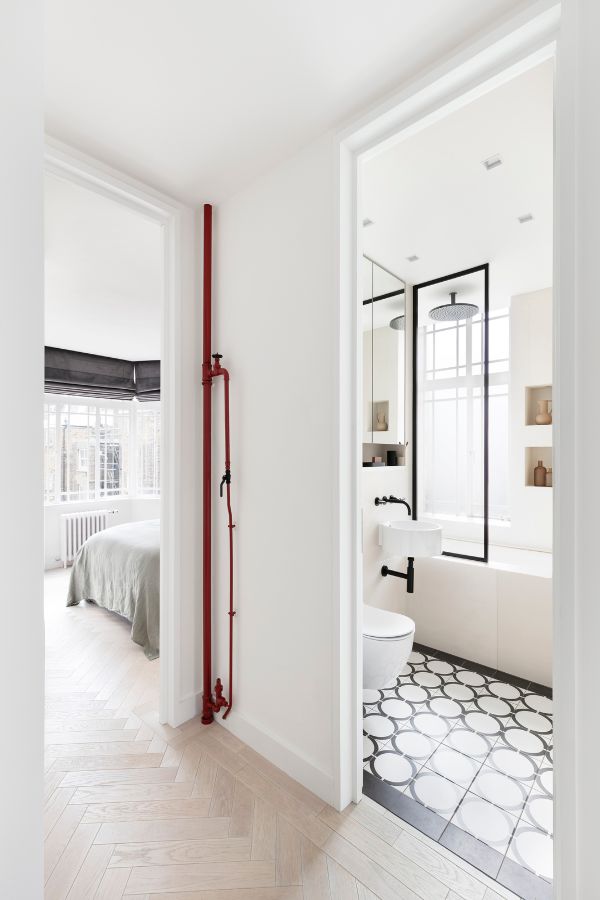 hallway An 80sqm Apartment Renovation by Brosh Architects