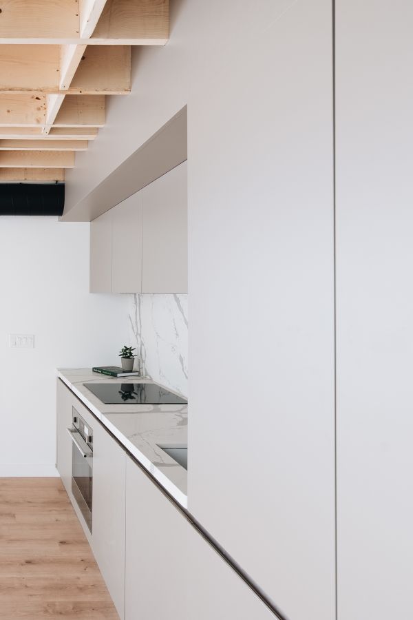 kitchen detail 95 Mackay Laneway House by Gabriel Fain Architects