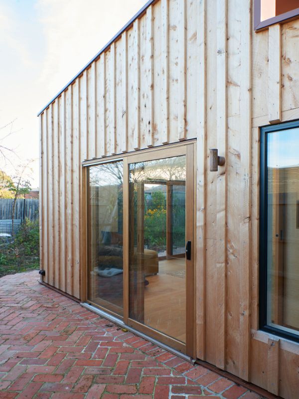 eastern facade A Backyard Studio by Drawing Room Architecture