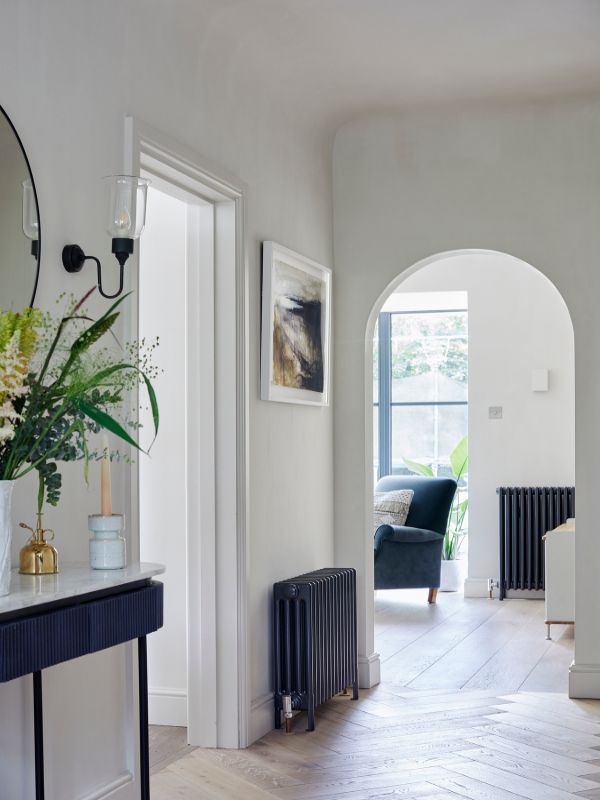 hallway looking to living room Renovation of a Stunning 1930s Detached Home by Yoko Kloeden Design