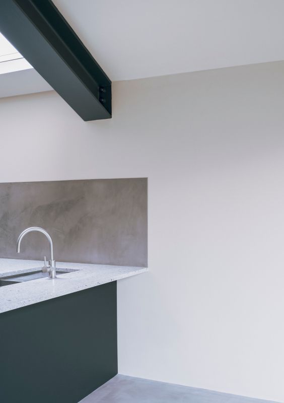 kitchen detail A Material Driven Overhaul to a Victorian End Of Terrace by NOTO