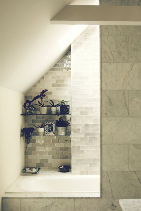 bathroom wall shelf Extension to a Traditional Victorian Terrace House by Paul Cashin Architects