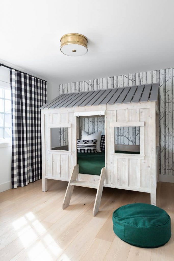 boys bedroom 683x1024 A Durable, Family Friendly Space by Reena Sotropa