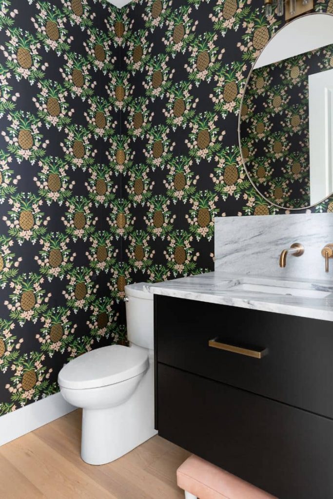 powder room 683x1024 A Durable, Family Friendly Space by Reena Sotropa