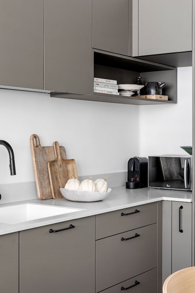 kitchen cabinets Two Tel Avivian Apartments for Two Brothers by We Architects