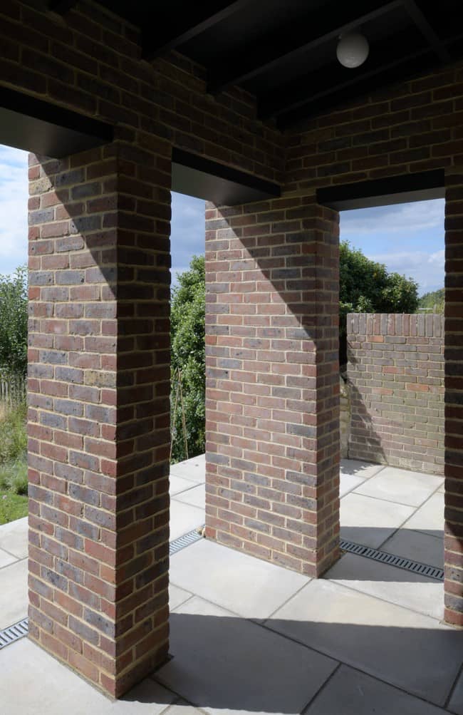 depth of columns A Complete Renovation and Extension of a 1960’s House by CAIRN