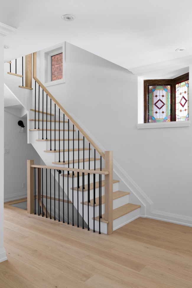 staircase Nunnery Transformed Into a Modern Family Home by Sansa Interiors