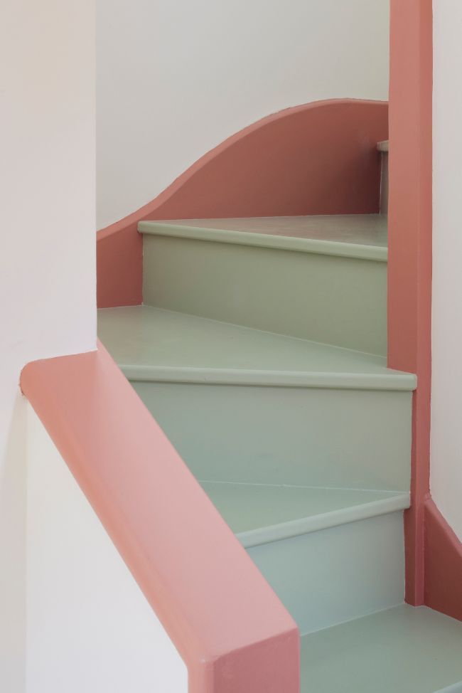 staircase A Playful Renovation of a Suburban House by Astrain Scheldt Architects