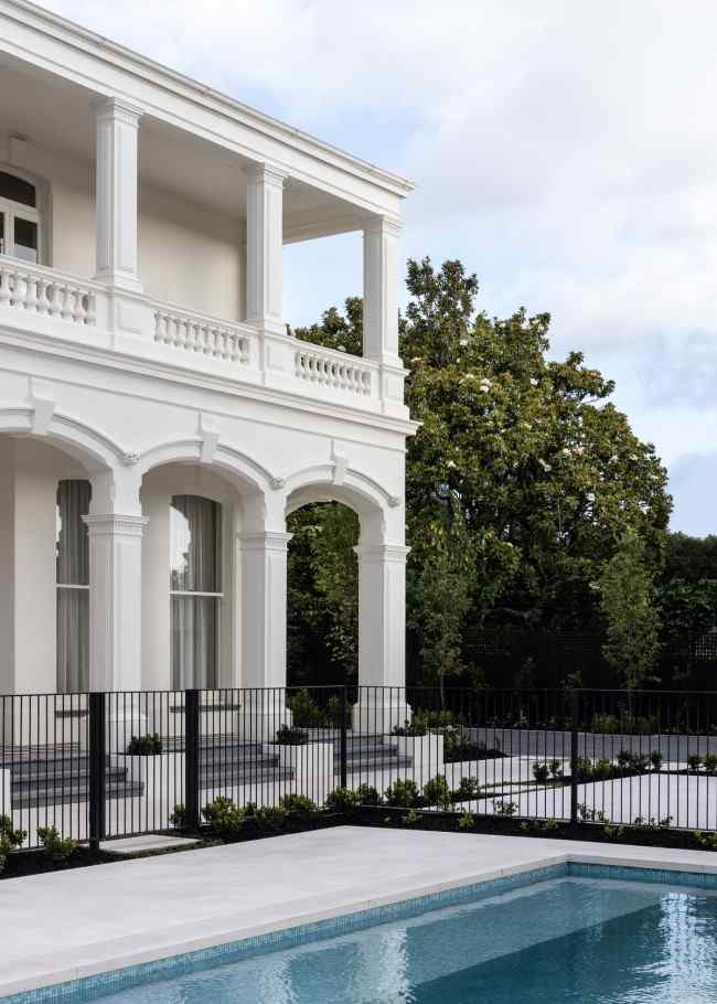 facade details 19th Century Victorian Italianate Home Restoration by Embrace Architects