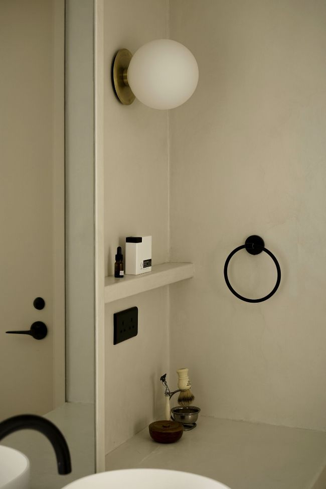 powder room 1 A Mid Century Revival of a 2 Story Apartment by JAAK