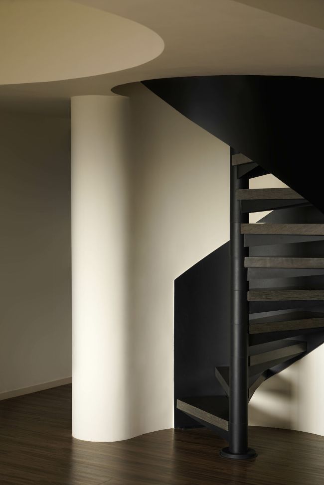 stairs 1 A Mid Century Revival of a 2 Story Apartment by JAAK
