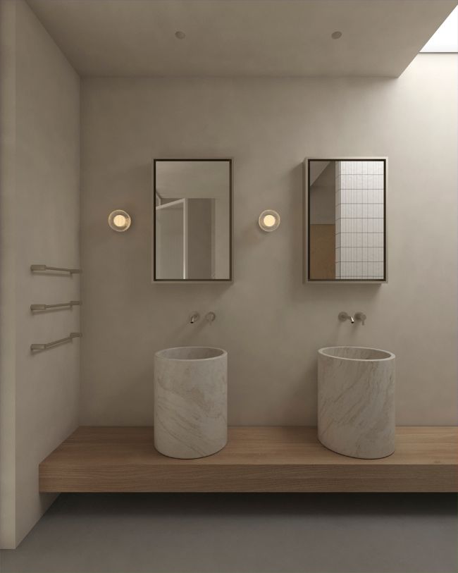 two sinks RYB Apartment by Men Bureau
