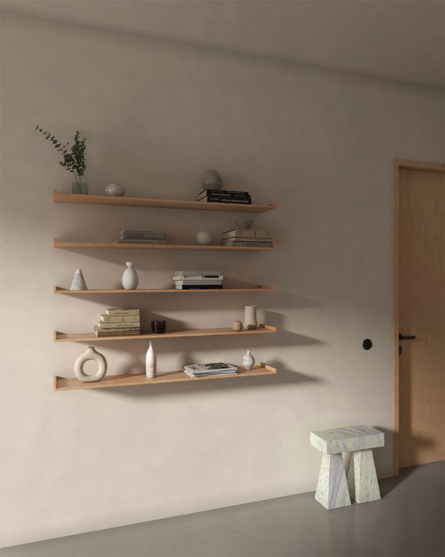 wall shelves RYB Apartment by Men Bureau