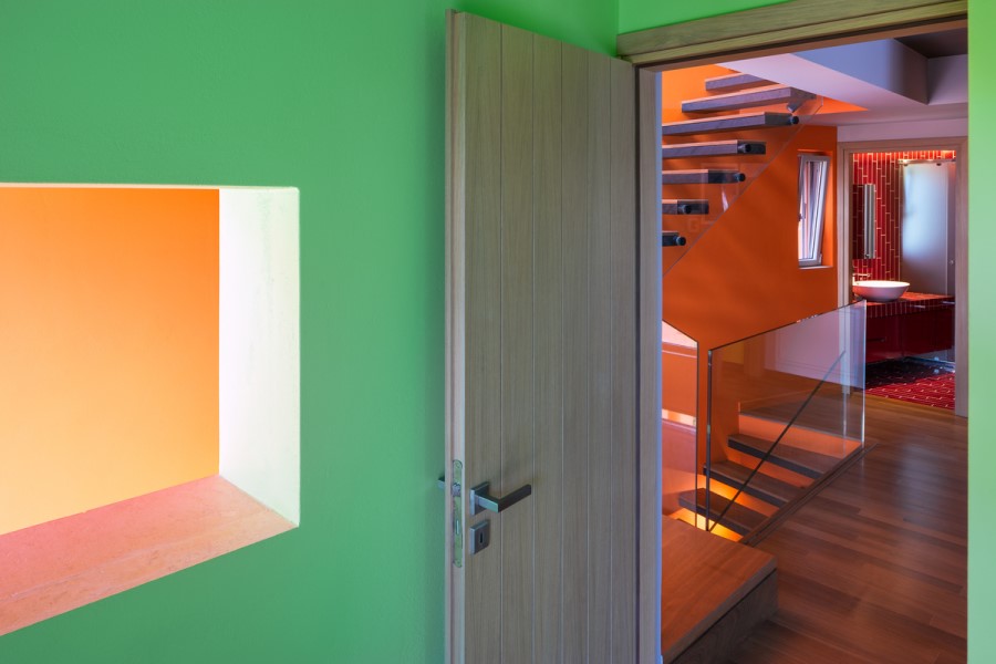 colorful interior Architecture’s Evolution Through the Abundant Use of Bold Colors by Kipseli Architects