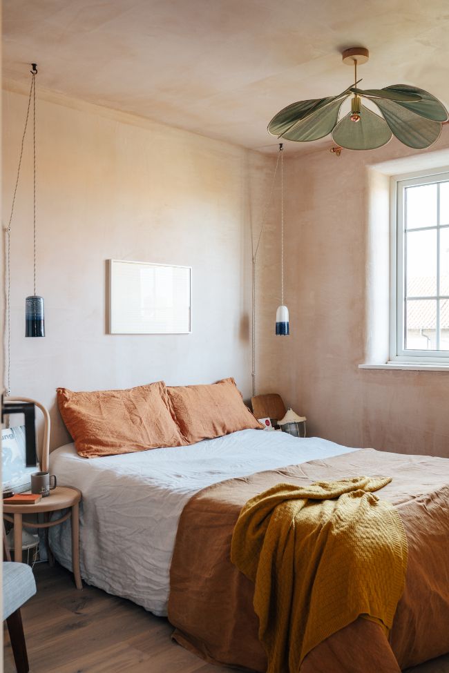 second bedroom 1 A Subtle and Beautiful 1950s House Transformation by Atelier Ochre