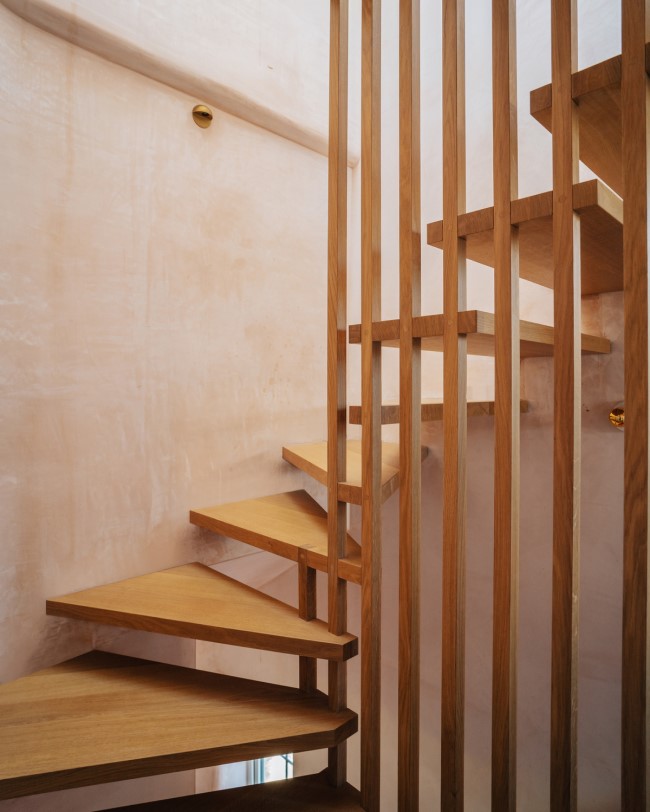 staircase 2 A Subtle and Beautiful 1950s House Transformation by Atelier Ochre