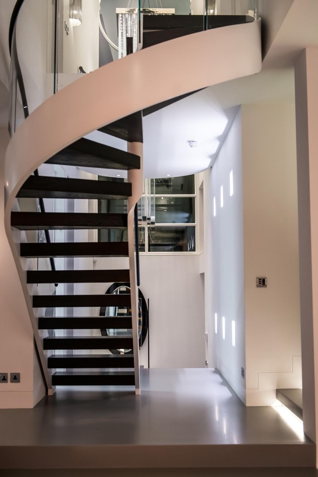 staircase Refurbishment of an ‘Untouched’ Firecrest Estate House by Square Feet Architects