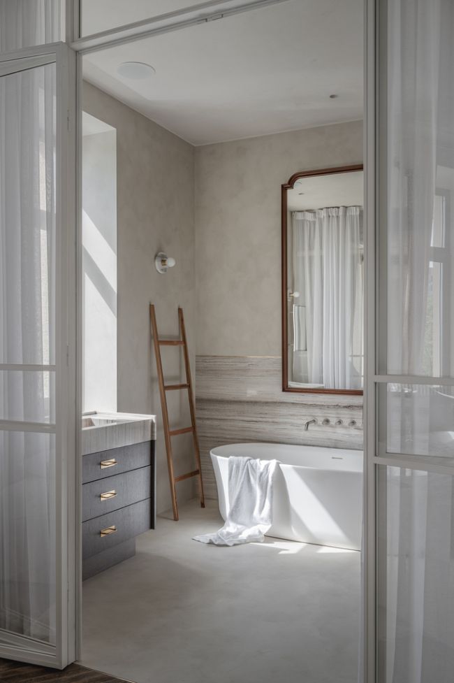 master ensuite A Renovation of a Historical Apartment in Kyiv by Rina Lovko and Daryna Shpuryk