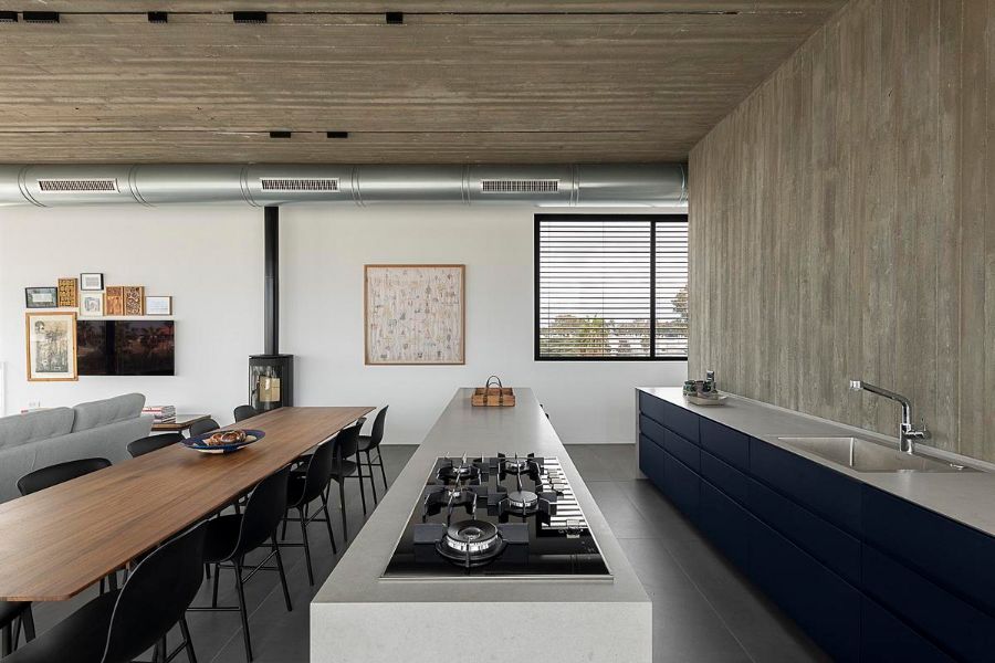 kitchen Bet Galim Duplex by Erez Shani Architecture