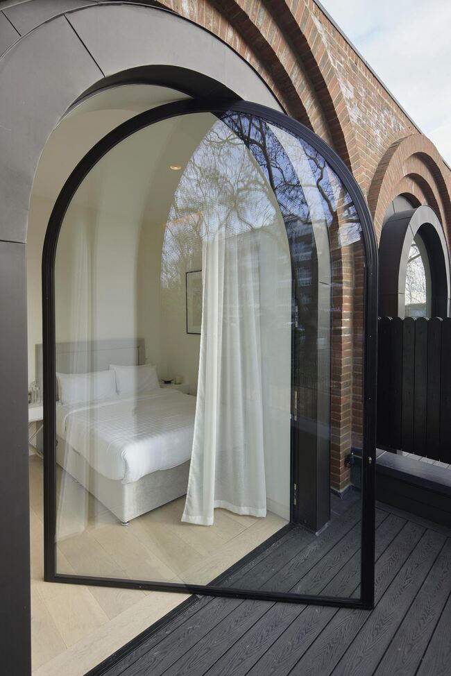 giant pivot door detail The Arches: A Fusion of Heritage, Context, and Sustainability