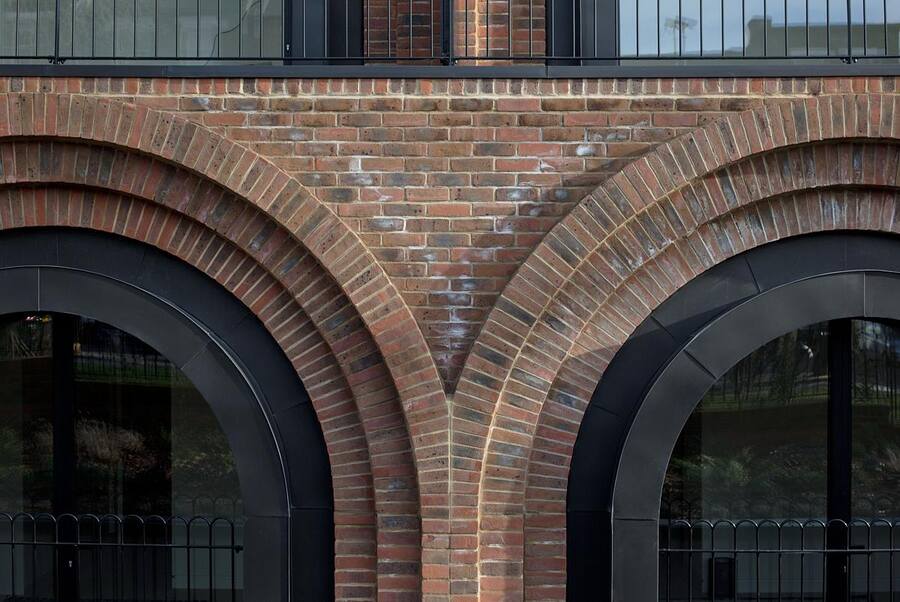 west facade The Arches: A Fusion of Heritage, Context, and Sustainability