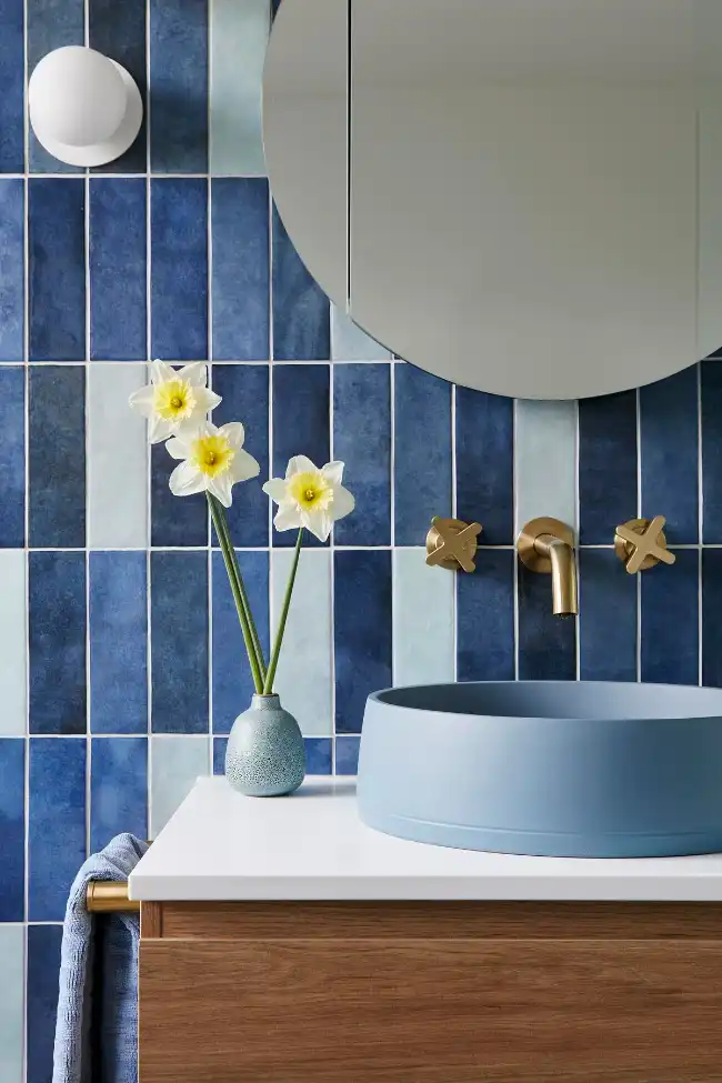 %name A Mountain Inspired Bathroom Transformation by Britt White Studio