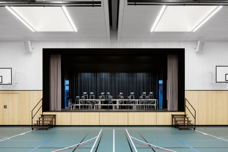 %name A Multi Purpose Hall Transformation by Lukas Imhof Architektur