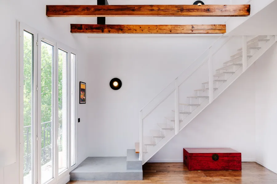 %name Duplex Apartment Renovation Near Paris by Atelier Varenne