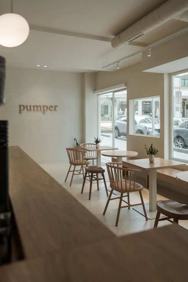 %name Pumper Cafe: A Sustainable Transformation with a Homogeneous and Healthy Image